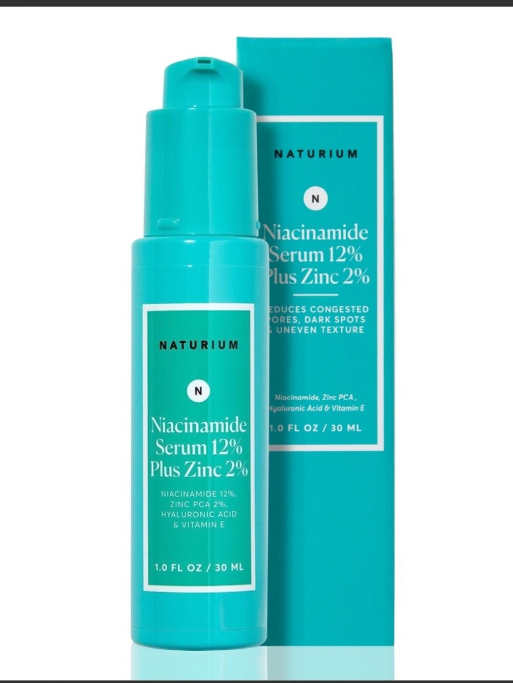 Naturium Niacinamide Serum 12% + Zinc 2% - Teal Bottle